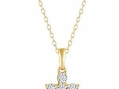 New!  1/10 Ct. Lab Certified Diamond Cross Necklaces!  Layaway!