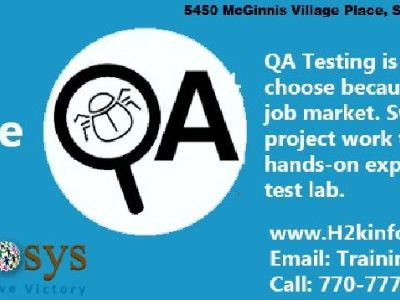 QA Training from H2K Infosys the leading provider of QA Training in the USA