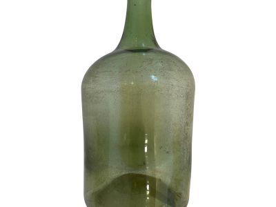 19th Century Glass Blown Wine Bottle