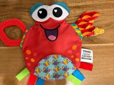 Jack the Crab - Lamaze Crinklies Baby Toy (Machine Washable!)