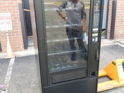 Crane National Vendors GPL160 Glass Front Snack and Candy Vending Machine For Sale in Virginia!
