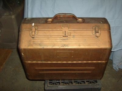 Vintage Mechanics Metal Tool Box