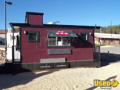 CUTE 2020 8' x 16' Custom Built Locomotive / Trolley Style Kitchen Trailer