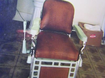 (2) Two Antique Koch & Sons, Barber chairs, (1915-1920) Fully Restored. $5,000