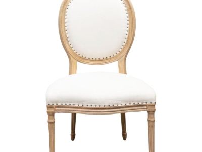 Late 20th Century Oval Back Louis XVI Side Chair