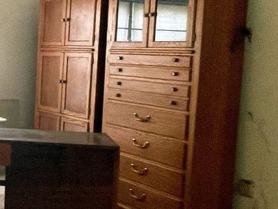 Yard Sale Sat May 17 - Fridge, Wood Stove, Bike, Furniture, Weights