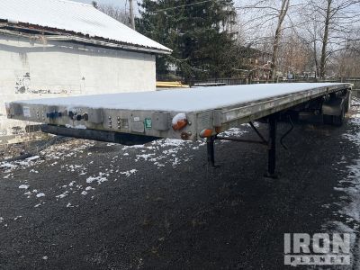 1998 Transcraft Eagle W2 45 ft T/A Spread Axle Flatbed Trailer