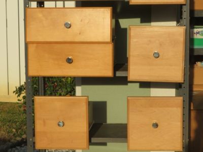 drawers and doors for cabinet