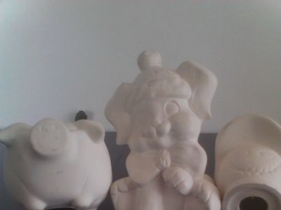 Ceramic Banks (x3)