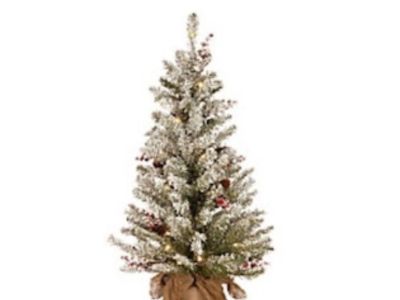New!  3 Ft. Battery Operated Lit Christmas Tree Decor!  Layaway!