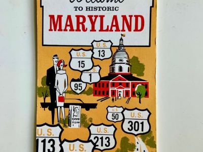 1960 Welcome to Historic Maryland Booklet