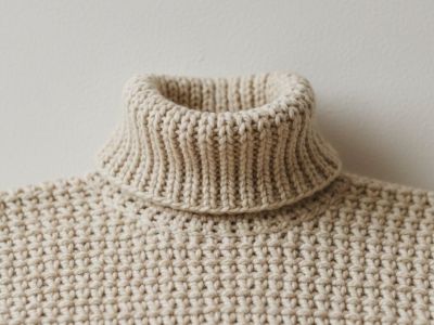 Crochet Turtleneck Sweater Pattern: High-Neck Pullover