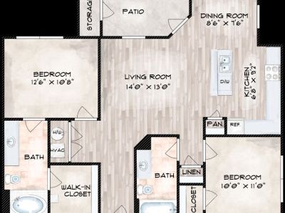 Pet Friendly 2 Bedroom