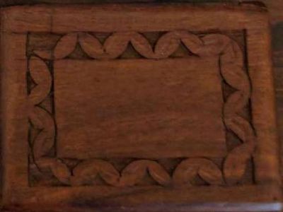 Decorative Wooden Trinket Box Made In India in Novato, CA