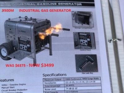 Commercial Gas Generator