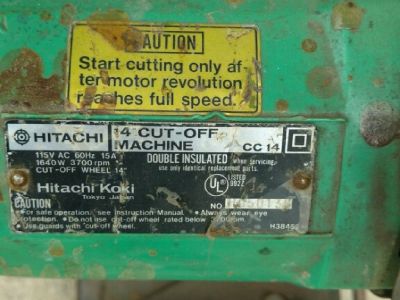 Hitachi Cut-off Saw