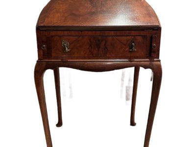 19th Century British Petite Oak Secretary Desk by Mastacraft