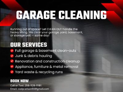 Garage Cleaning and Junk removal