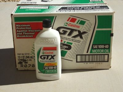 Castrol GTX Conventional Motor Oil 10W-40