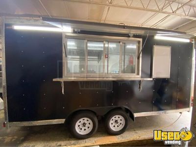 Like New - 2022 8' x 16' Kitchen Food Concession Trailer with Fire Suppression System