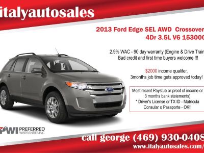 2013 Ford Edge SEL AWD Crossover