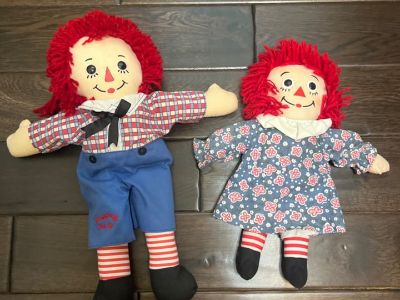 D301 Raggedy Ann and Andy Dolls