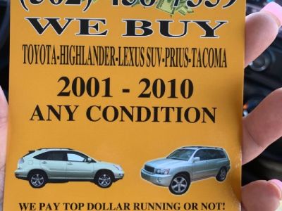 Looking to buy Toyota and Lexus s.u.v