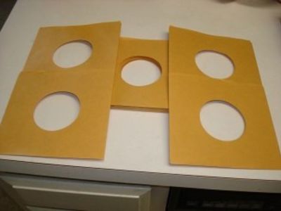 COLOR RECORD SLEEVES ~ KRAFT * 45 RPM !