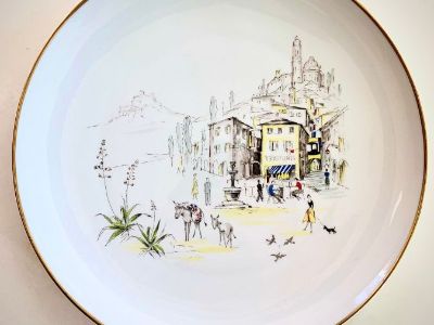 50's Hutschenreuther Selb Bavaria Porcelain 13" Platter