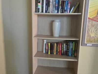 Two book shelves