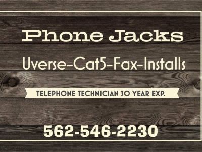 SAMEDAY PHONE JACK REPAIR/FRONTIER/SPECTRUM/AVAYA/NORTEL UVERSE