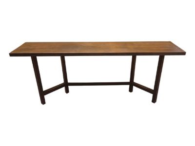 Fine Mid Century Danish Modern Teak Single Flip-Top Console Table ~ Style of Bruno Mathsson 1960s