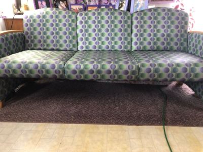Green and purple Sofa