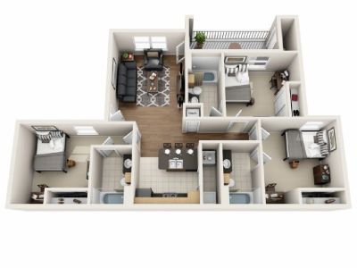 3 Bedroom Sublease
