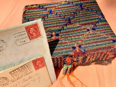 100 Yr + Very Rare A.A. Vantine's Handwoven Keepsake Box