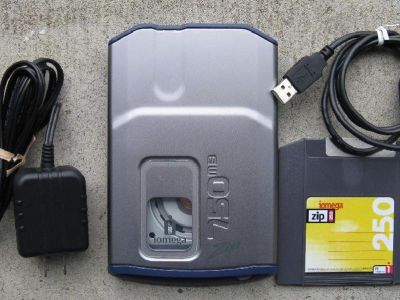 *~~ External USB Iomega Zip Drive 750mb ~~ ZipDrive 750 ~~*