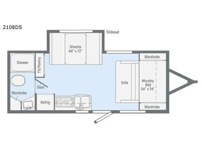2018 Winnebago Micro Minnie 2108DS