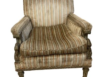 Swan Chair, Empire Revival Style, Antique, Made Circa 1900