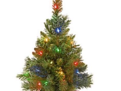 New!  24” Battery Operated Christmas Tree Decor!  Layaway!