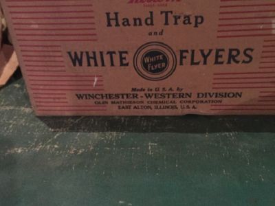 Winchester Western Division Hand Trap and White Flyer