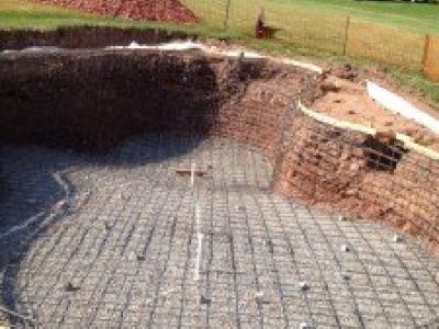 In ground pool builder