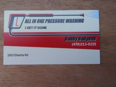 ALL IN ONE PRESSURE WASHING SERVICE