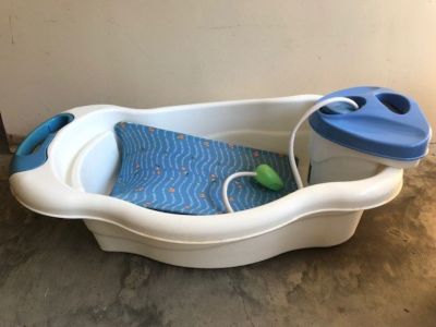 Baby Bath Tub with Sprayer - $10