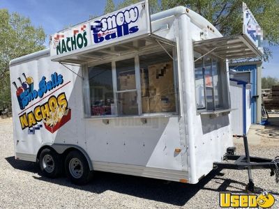 2000 Wells Cargo 8' x 16' Shaved Ice Concession Trailer / Snowball Vending Unit