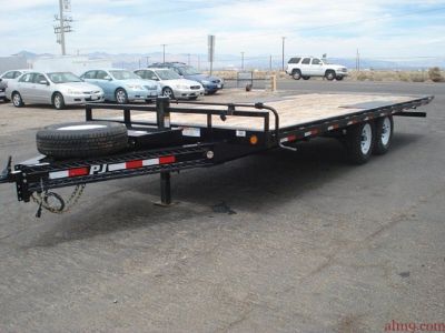 22ft Deckover Tiltbed Trailers, PJ Tiltbed Trailer T8222