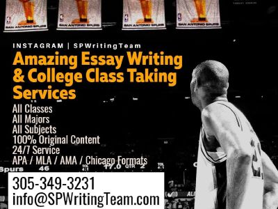 Academic Class Taking and Essay Writing Services