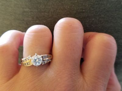 Women's 3/4 carat solitaire