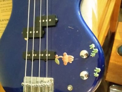 Ibanez electric bass guitar