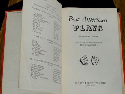 Best American Plays Third Series 1945-1951 by John Grassne