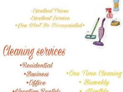Cleaning Services Offered